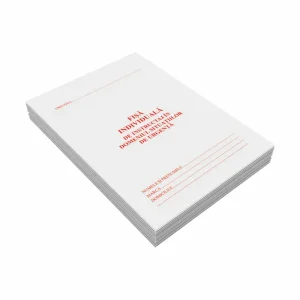 Fisa individuala de instructaj in domeniul situatiilor de urgenta, carnet 4 file, 16 pagini, 25 bucati/set